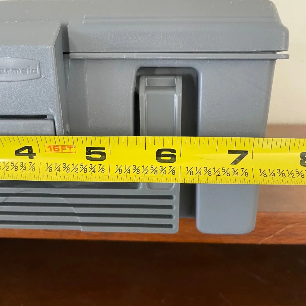 Vintage Rubbermaid‎ File Box Travel Check Cassettes Recipes Media 1980s Storage